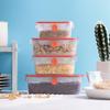 Chahua Rectangular Plastic Food Storage Container Set