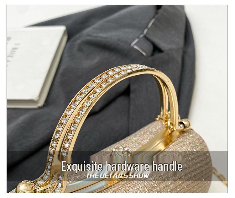 Трендовая вечерняя сумка через плечо кроссбоди 2025 года с дизайном в виде цепочки