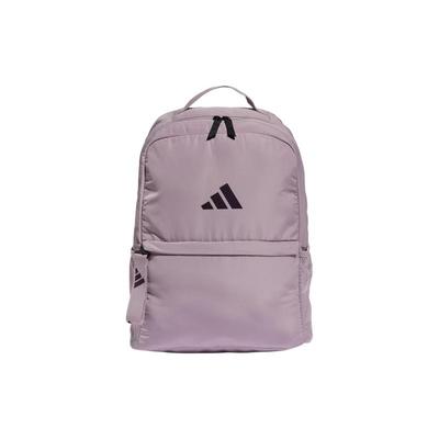 Полиэстеровый рюкзак обычный женский светло-серый фиолетовый Adidas IR9935