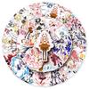 Водонепроницаемые наклейки Puella Magi Madoka Magica, 50 штук, для чемоданов, телефонов и бутылок с водой