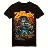 Летняя футболка Rob Zobo, номинированный на Грэмми альбом 1996 года, ретро хэви-метал, черная футболка с ностальгическим хоррор-принтом, с коротким рукавом