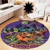 Scooby-Doo Printed Round Rug Carpet Chair Rug Area Rug Entryway Doormats,for Office Chair Living Room Bedroom Kitchen Room.