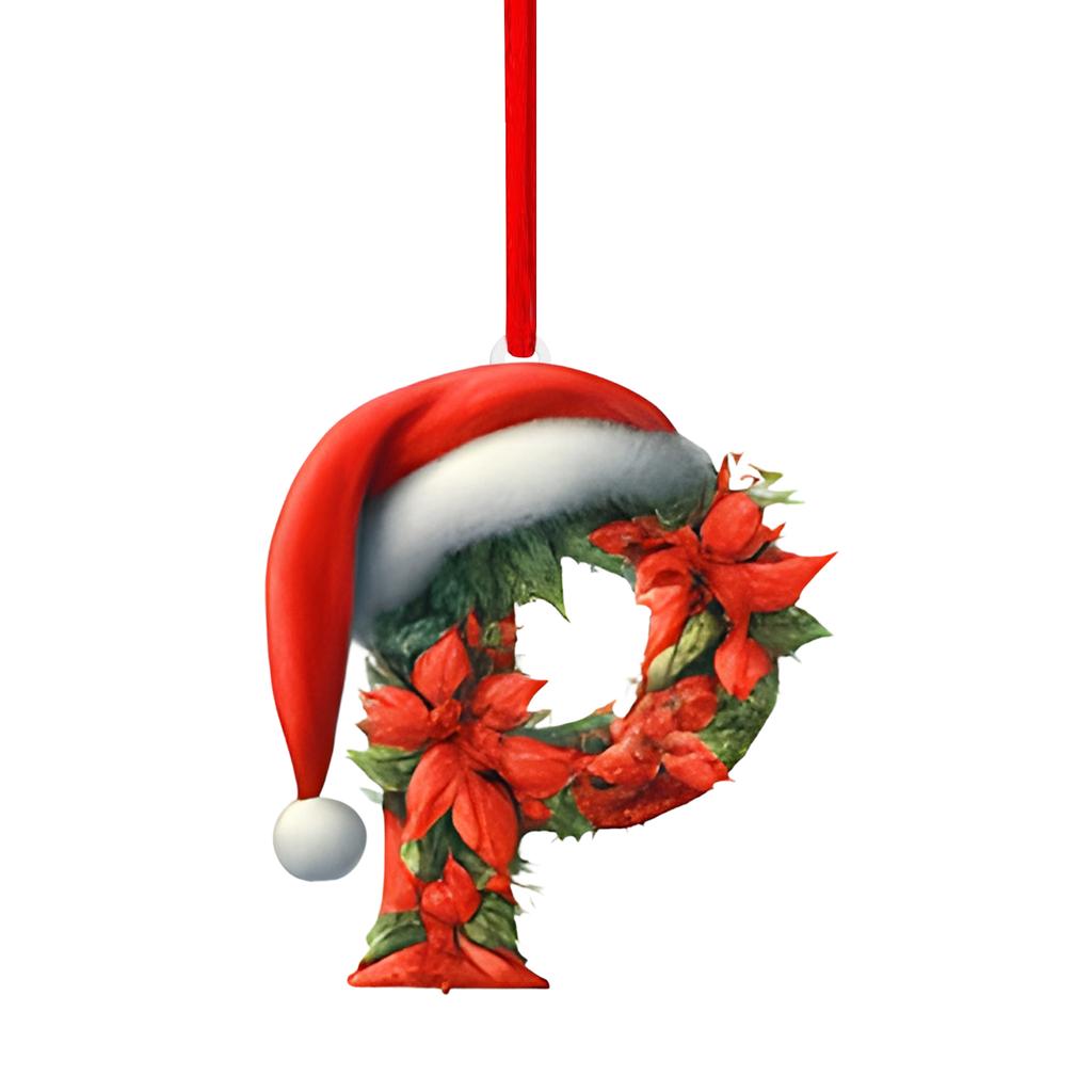 26 Letter,Christmas,Ornaments,Acrylic,1
