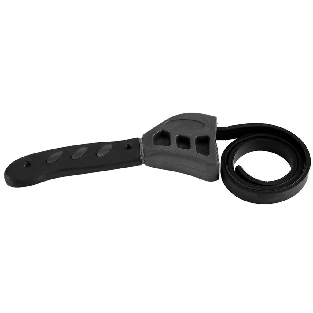 500mm Plastic Strap Wrench Jar Lids Tighten Loosen Plumbing Tool Universal Oil Filter Spanner