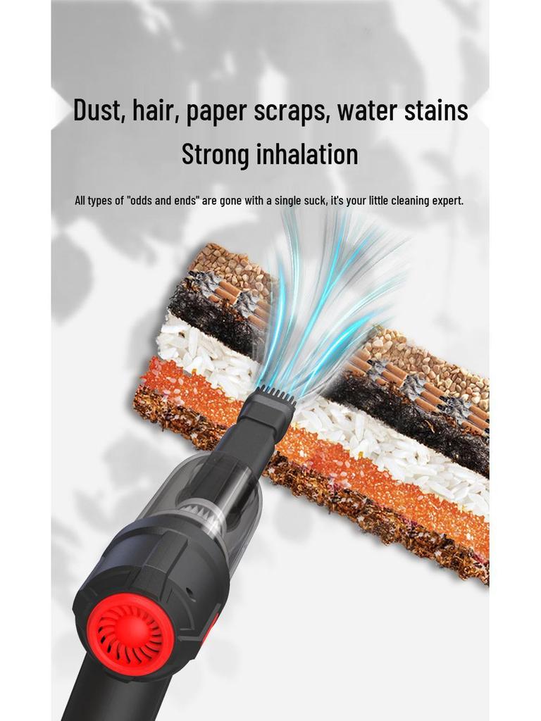 Беспроводной портативный ручной мини-пылесос для автомобиля и дома - Супермощный