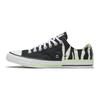 Converse Chuck Taylor All Star Удобные низкие кеды из парусины Унисекс Кеды Черный Белый Зебра 167667C
