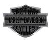 Wisconsin Bar Shield Logo Bendable Aluminum Decal CG41713 Harley-Davidson & Black/Silver