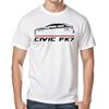 Унисекс Летняя Повседневная Футболка Civic FK Энтузиаст Автомобилей Футболка Летняя Хлопок Прохладная Футболка SXL