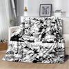 My Hero Academia Cartoon Printed Blanket Warm Flannel Blankets Soft and Comfortable Blanket Home Travel Blanket Birthday Gift