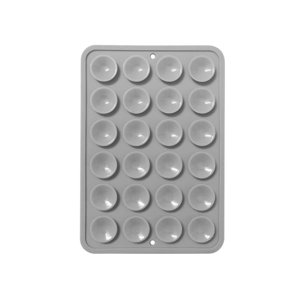 Черная силиконовая противоскользящая подставка для телефона: 24 Портативные, Минималистичные Наклейки на Присосках