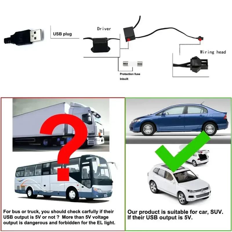 Новая 1/3/5M 12V Светодиодная Автомобильная Лампа Гибкая Декоративная Атмосферная Светодиодная Лента для Салона Автомобиля Подходит для Всех Автомобилей с DC 12V