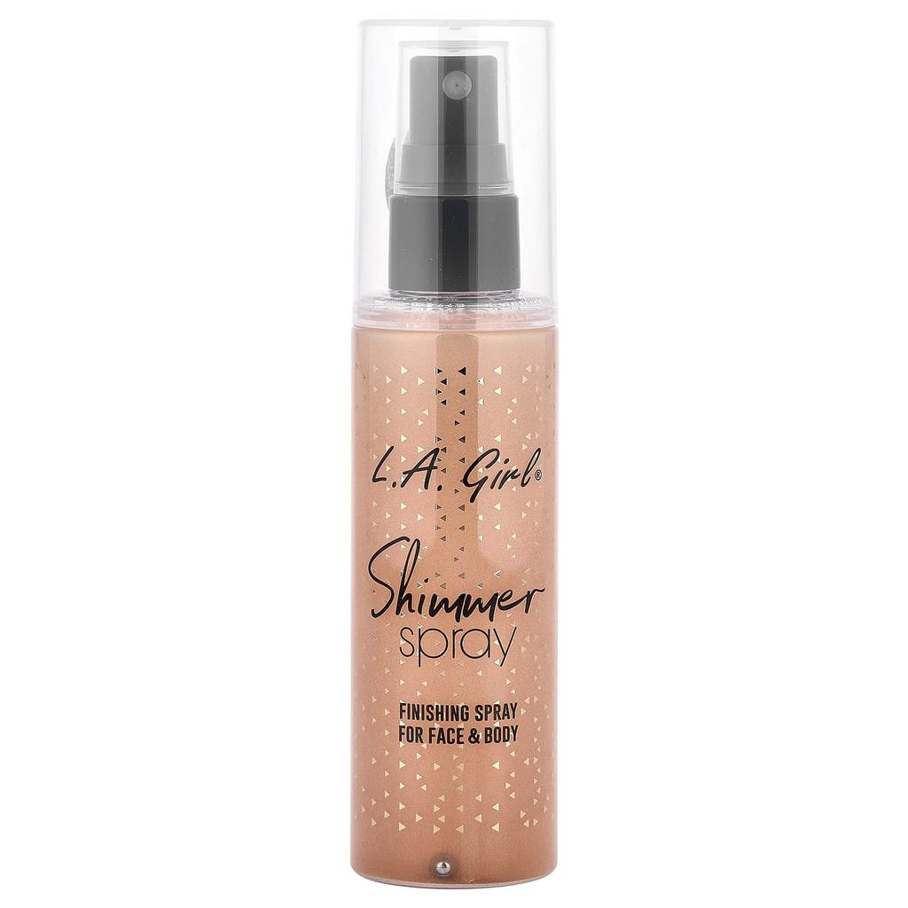 L.A. Girl Shimmer Spray, Face and Body, GFS919A Rose Gold, 80ml (2.7fl Oz)