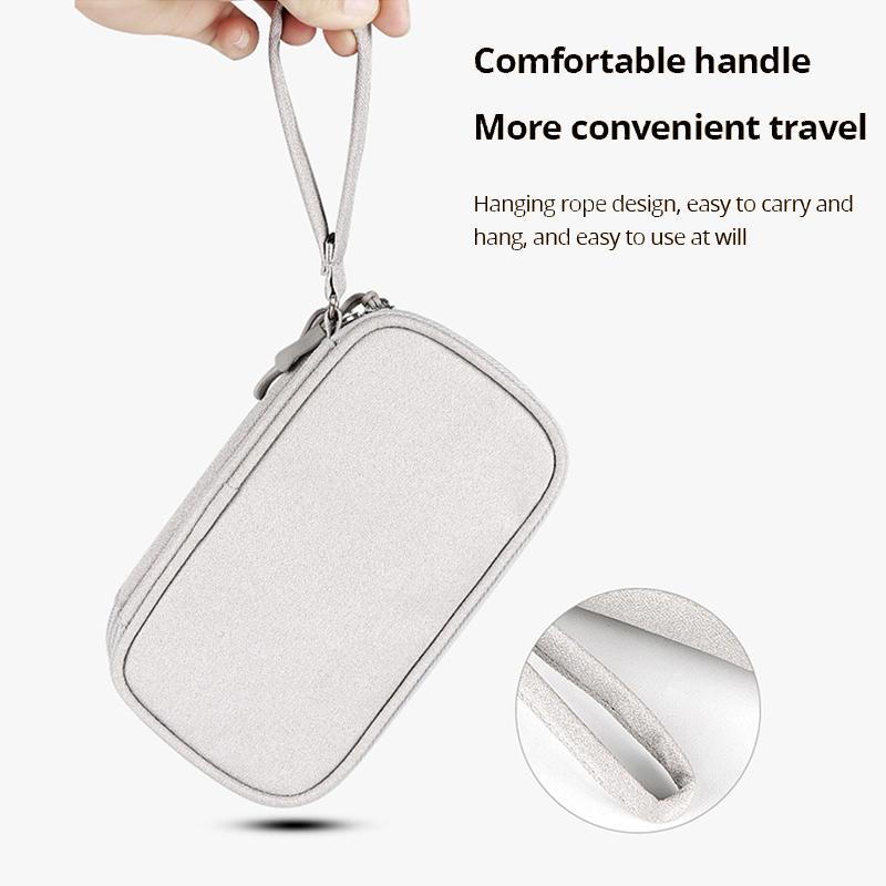 Портативная дорожная сумка для хранения цифровых продуктов, органайзер, многослойная сумка для кабеля гарнитуры, сумка для USB-кабеля для зарядки
