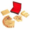Роскошная коробка с золотыми игральными картами