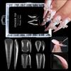 70/140/150Pcs 70/140/150Pcs Nail Molds Transparent Top Nail Forms  For Builder Extension