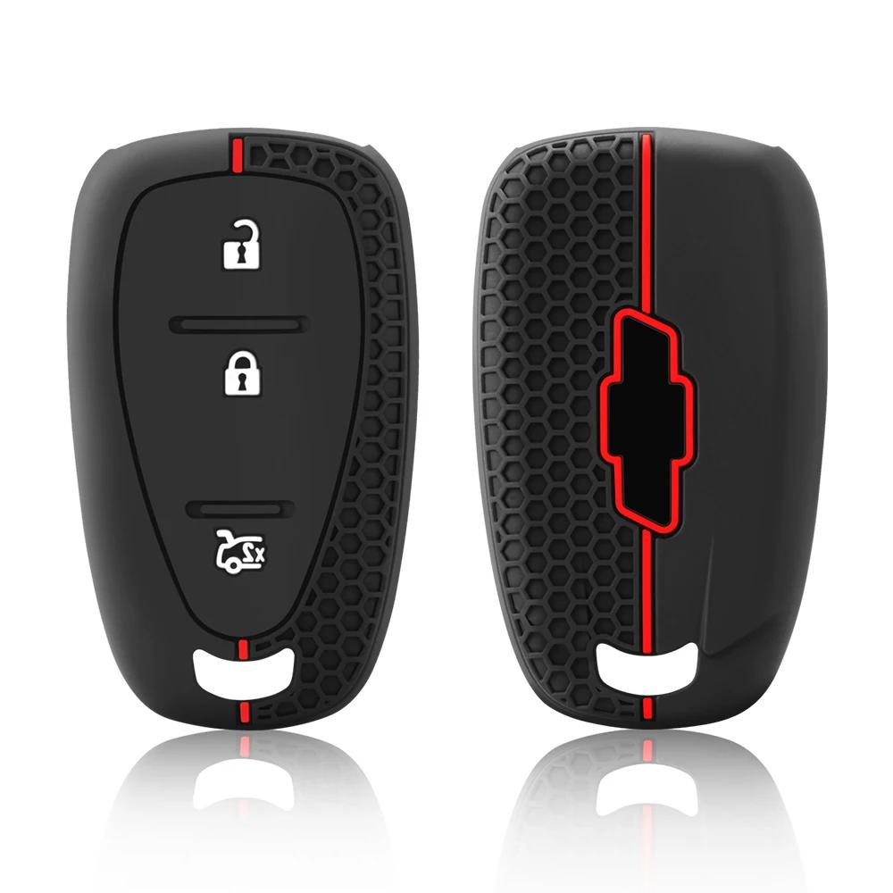 3 5 кнопок силиконовый чехол для автомобильного ключа чехол для Chevrolet Chevy Malibu Camaro Cruze Traverse Spark Equinox Sonic Volt Protect Shell