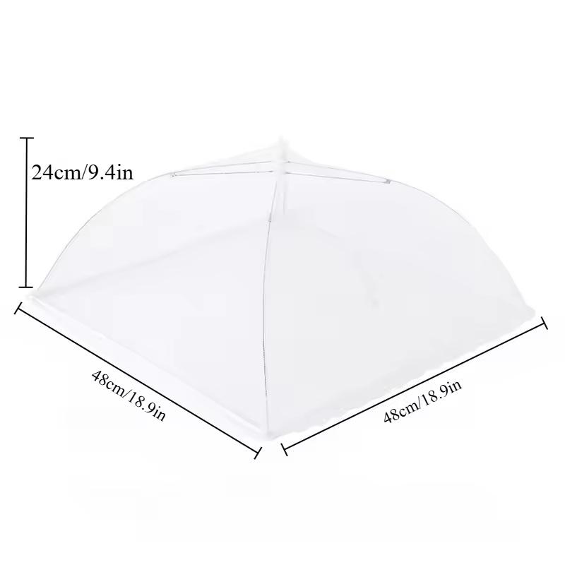 Mesh Food Cover Folding Net Reusable Protector for Flies Insects Up Table Cover for Outdoor Dining