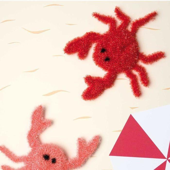 Pelote CREATIVE BUBBLE - Rico Design - Rouge - 100% polyester - 50g - Crochet n°4