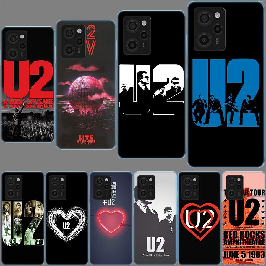 Чехол для телефона Band U2 для Xiaomi Poco M8 M7 M6 M4 M3 X7 X6 X4 Pro F7 Ultra M5S Mi 14 14T 15 15T 12T 10T Pro 12S 12 11 Lite Co