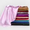90*90cm Big Size Headwraps Solid Colors Neckerchief Hijab Women Satin Headband Hair Scarves Female Shawls Head Scarfs for Ladies