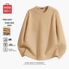 MINISO Мужская зимняя теплая футболка с начесом, с длинным рукавом, базовый слой