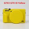 Мягкий силиконовый резиновый чехол-броня для корпуса камеры для Canon G7X Mark II III G7XII G7X2 G7XIII G7X3 Противоударный чехол с крышкой для объектива