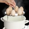 304 Stainless Steel Egg Steaming Rack Detachable Steaming Tray Foldable Egg Steamer  Dumpling