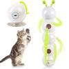 Caterpillar Interactive Cat Toy Motion Activated Kitten Toy Rechargeable Automatic Cat Toy with Tail for Bored Indoor Cats