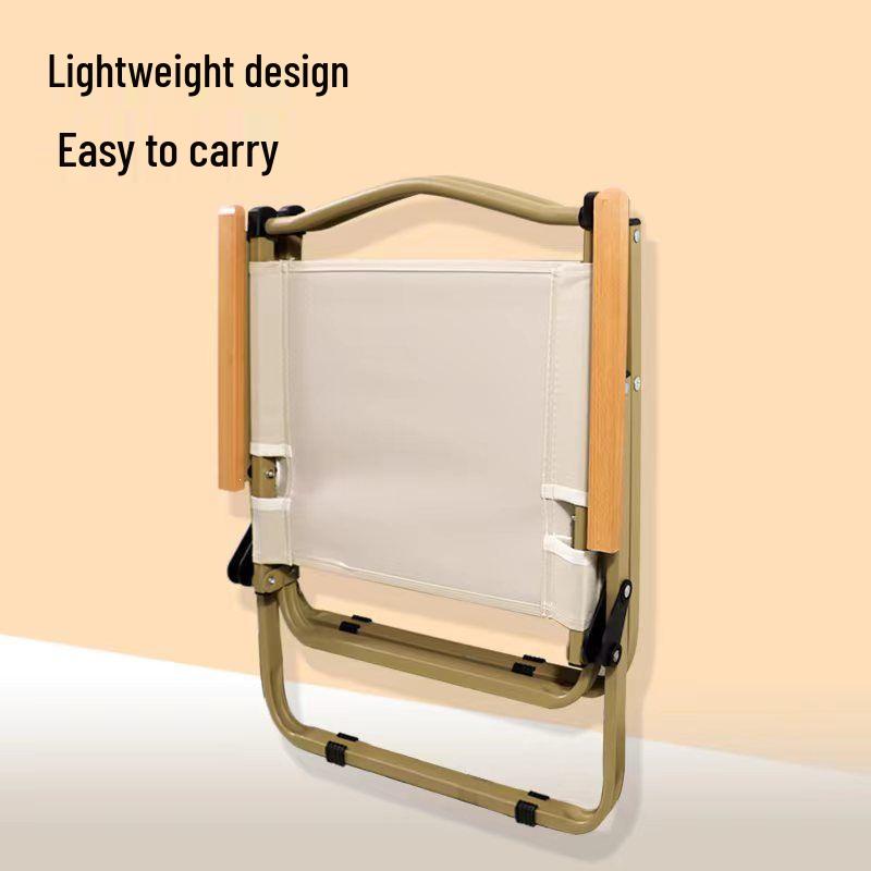 Portable Folding Outdoor Chair with Detachable Backrest for Camping, Fishing, Beach & Leisure
