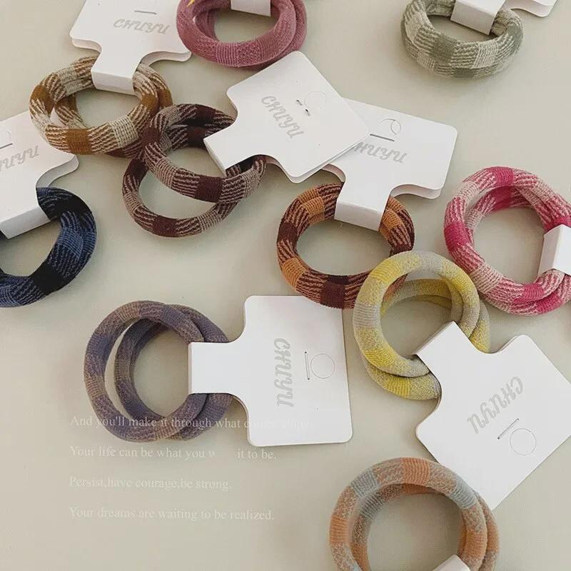 Корейская минималистская веревка для волос: Простая в использовании резинка для высоких хвостов и аксессуаров для волос