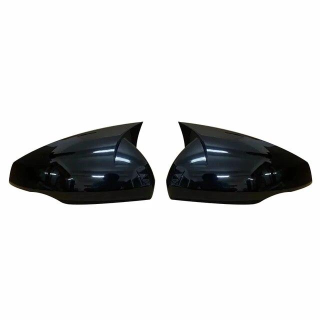 Rear View Mirror Cover For Volkswagen For VW Polo Mk6 AW GTI 2018- OX Horn Car Caps Shell Trim Carbon Fiber Look Exterior