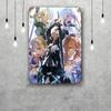 Sword Art Online Винтажная жестяная табличка Домашний декор Настенный декор Искусство Настенный плакат Украшение комнаты Декор Ретро Металлическая табличка Постеры для бара