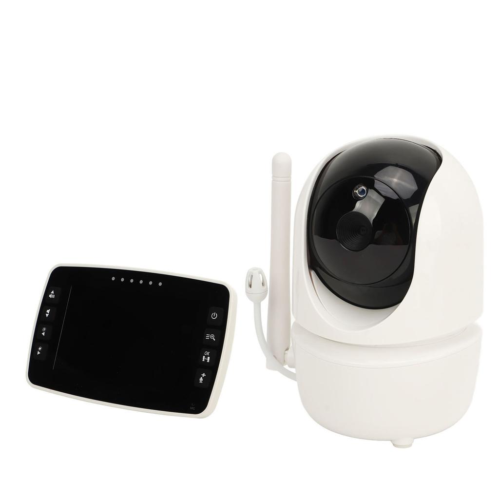SM43A Baby Monitor Wireless Video Baby Monitor with Camera Ball Head Rotation Room Temperature Detection 2 Way Talk
