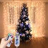 3M LED Christmas Fairy String Lights Remote Control USB New Year Garland Curtain Lamp Holiday Decoration For Home Bedroom Window