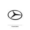 52/58mm STAR Stickers Car Steering Wheel Center Emblem For Mercedes Benz AMG W124 W202 W203 W210 W212 W220 Decal Car Accessories QZ8