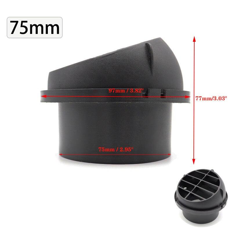 Теплый обогреватель, стояночный обогреватель, 90 мм, 75 мм, 60 мм, 42 мм, вентиляционное отверстие, автомобильный обогреватель, выход воздуха, направленный, вращающийся для автозапчастей для грузовиков Webasto