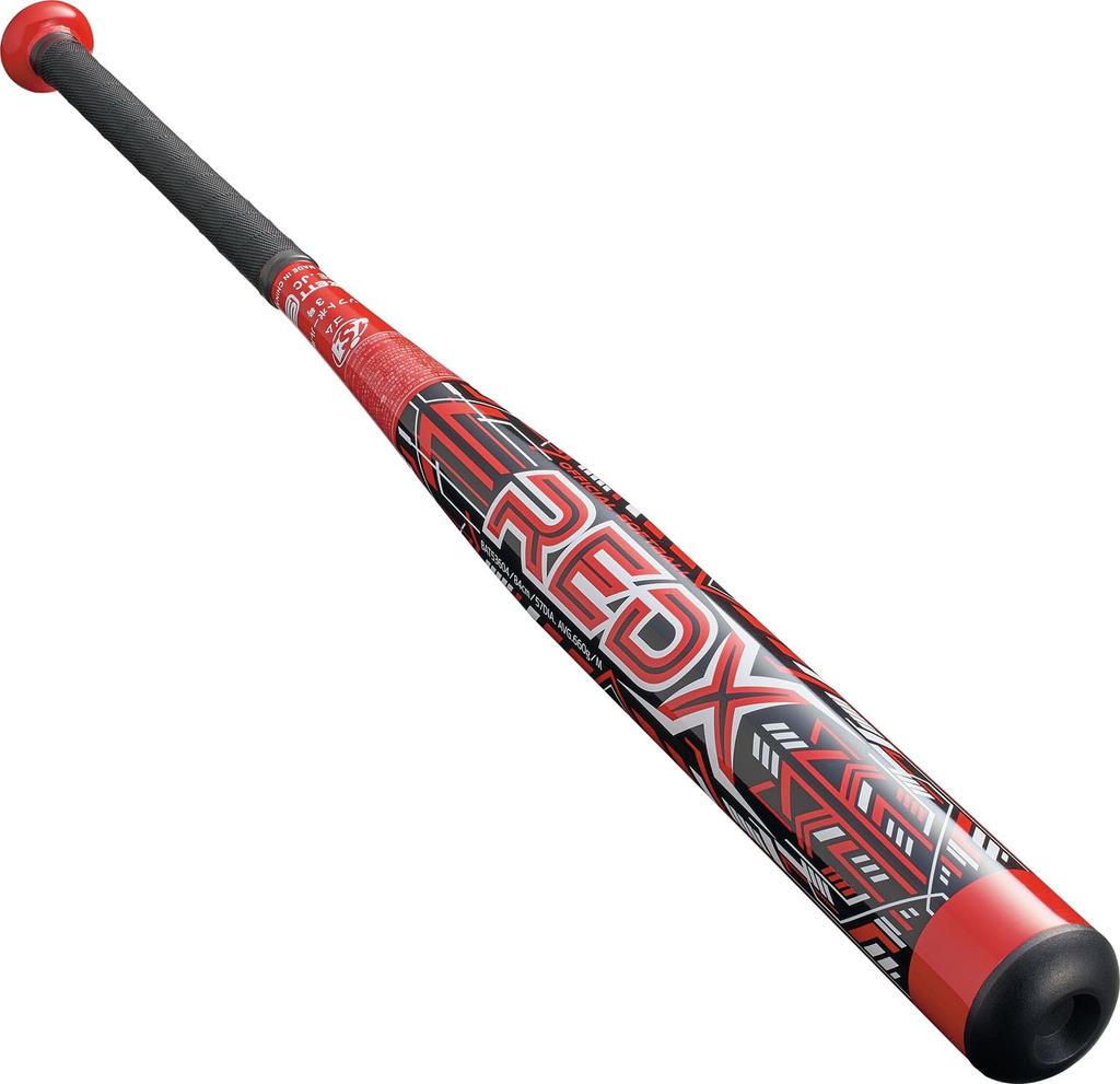 ZETT Red X Softball Metal 660g Average Red BAT53604 Bat, (Super Duralumin), 84cm, Weight, (6400)