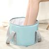 1 шт. Портативная складная ванна для ног с ручками, идеально подходит для замачивания ног во время путешествий, кемпинга и активного отдыха