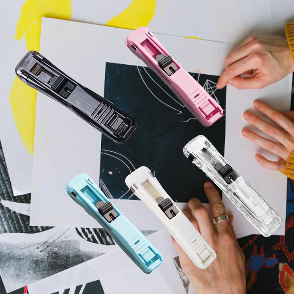 Paper Clam Многоцелевой практичный экономящий время ручной диспенсер для скрепок для документов №