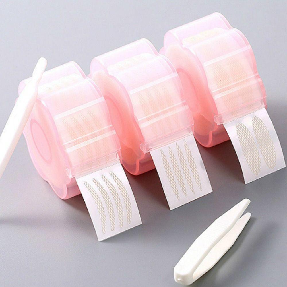 360Pcs Olive Shaped Lace Eyelid Sticker S/L Mesh Eye Stickers Waterproof Lace Paste  Women