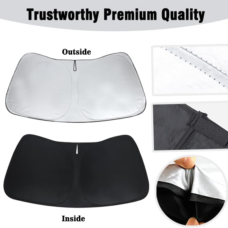 Козырек на лобовое стекло Impreza Для Su Baru Impre-Za 2009-2025 Козырек от солнца на переднее стекло Защита от солнца 240T Защищает от УФ-лучей Автомобильные аксессуары