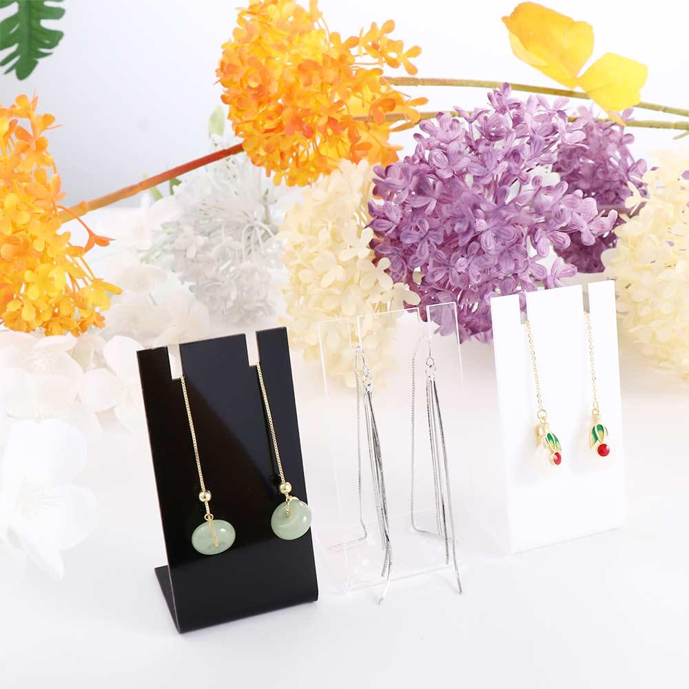 Acrylic For Girls Women Jewelry Holder Transparent Jewelry Organizer Ornaments Earring Display Rack