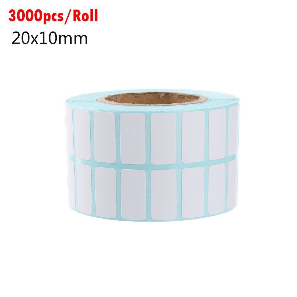 Расходные материалы для печати Чистая водонепроницаемая этикетка для упаковки Термонаклейка Идентификационные бирки Самоклеящаяся бумага