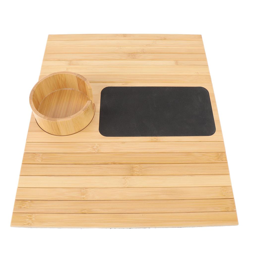 Подставка для подлокотника дивана из бамбука, съемный держатель для чашки, подлокотник для дивана, органайзер для столовой, питья и