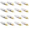 Карим RCA Pin Папа Золотой для DIY Стереогнездо для лампового усилителя Красный и Упаковка из 16 штекеров, Клеммы, Разъемы, Позолоченные, Аудио, Усилители, Кабели, Черный,