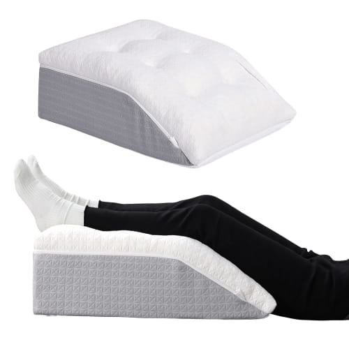 Подушка для ног HAVARGO для сна, снятие отеков, пушистая, двухслойная конструкция с низкой и высокой упругостью, подставка для ног, подушка для спины, поясничная П