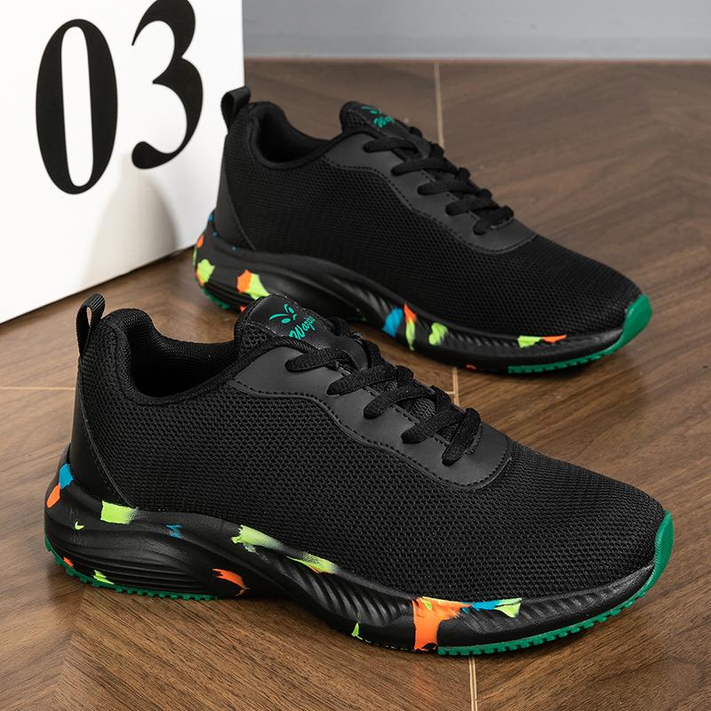 Fashion Good Breathable Mens Running Sneakers Casual Sport Walking Shoes For Women High Quality Platform Trainers Athletic Male