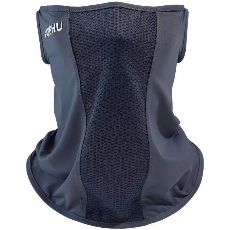 Mesh Breathable Ear Loop Mask Elastic Sunscreen Anti-Uv Face Covering Thin Breathable Sports Neck Gaiter For Women Men