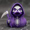Scythe Skeleton Duck Figurine Resin Gothic Duck Ornament Skeleton Duck Collectible Statue for Halloween Decor Home Office Desk