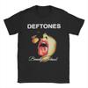 Повседневная футболка Deftones для мужчин, с круглым вырезом, хлопковые футболки, футболки с коротким рукавом, одежда в подарок на день рождения